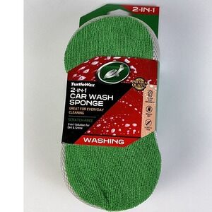 2 Turtle Wax‎ 2 in 1 Car Wash Sponge Great for Everyday Cleaning Scratch Free